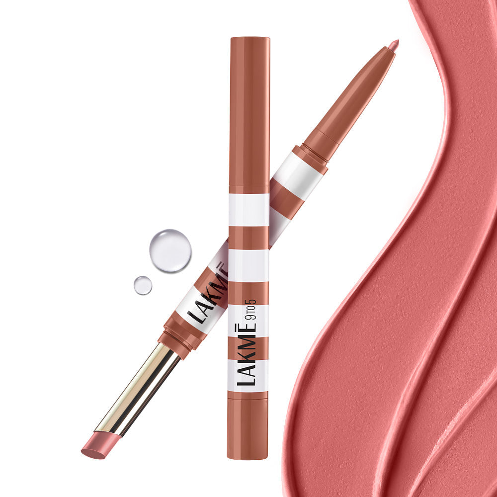 Lakmē 9to5 Hya Beach Edit Lipstick + Liner Duo