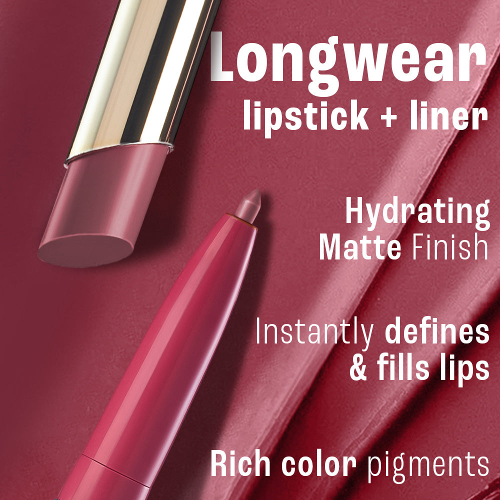Lakmē 9to5 Hya Beach Edit Lipstick + Liner Duo