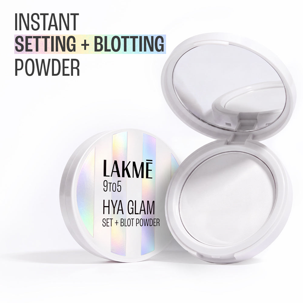 Lakmē 9to5 Hya Glam Instant Set + Blot Powder in Natural - product image 4