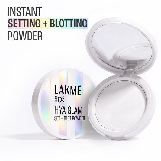 Lakmē 9to5 Hya Glam Instant Set + Blot Powder in Natural - product image 4
