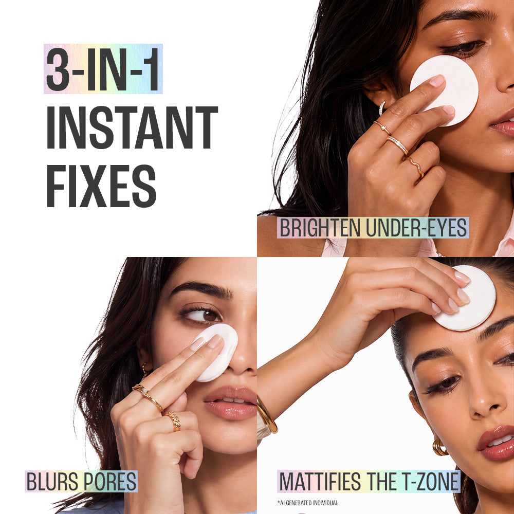 Lakmē 9to5 Hya Glam Instant Set + Blot Powder in Natural - product image 7