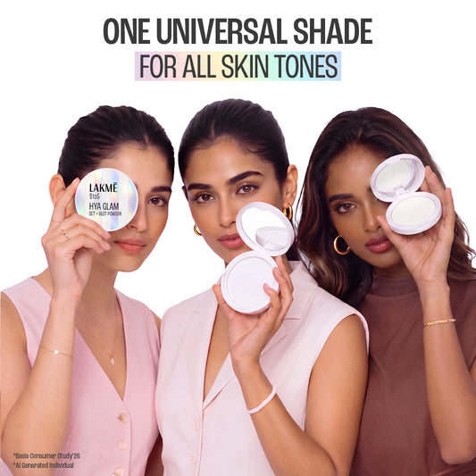 Lakmē 9to5 Hya Glam Instant Set + Blot Powder in Natural - product image 9