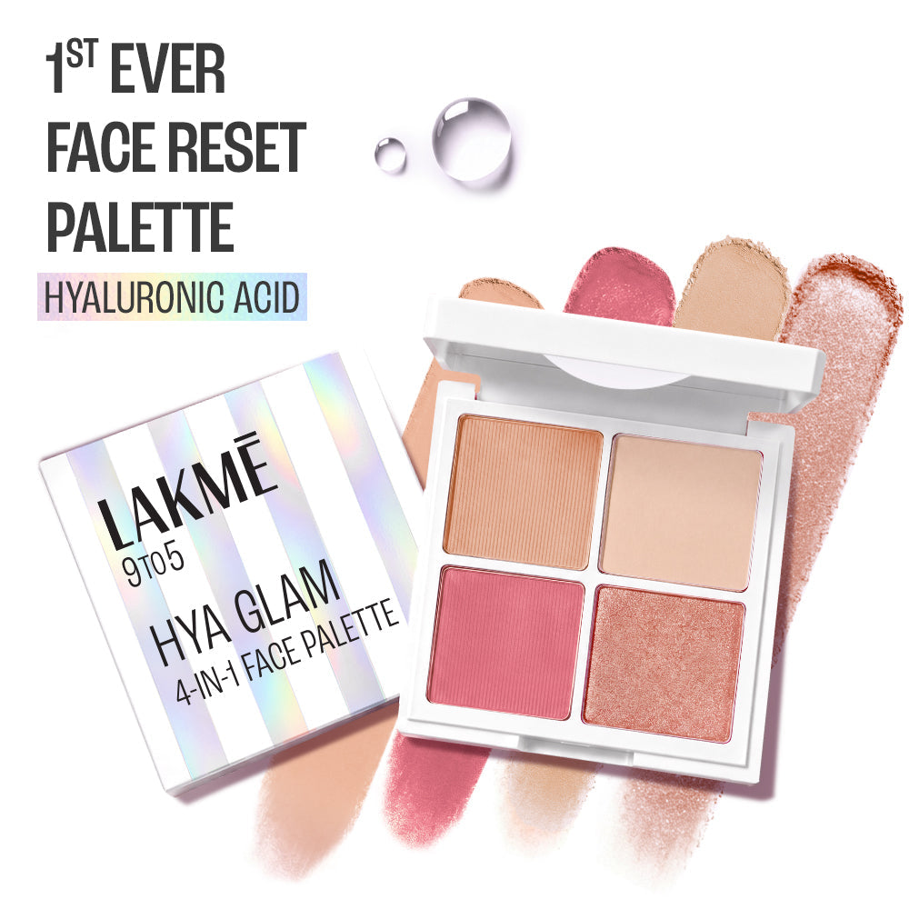 Lakmē 9to5 Hya Glam 4-in-1 Face Palette in Light Neutral - product image 2