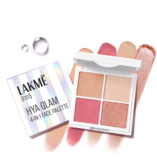 Lakmē 9to5 Hya Glam 4-in-1 Face Palette in Light Neutral - product image 4