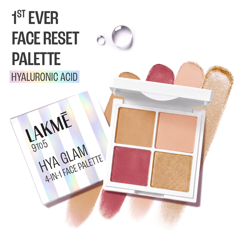 Lakmē 9to5 Hya Glam 4-in-1 Face Palette in Warm Medium - product image 2