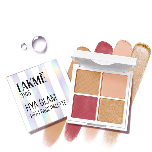 Lakmē 9to5 Hya Glam 4-in-1 Face Palette in Warm Medium - product image 4