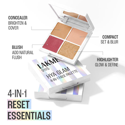 Lakmē 9to5 Hya Glam 4-in-1 Face Palette in Warm Medium - product image 5