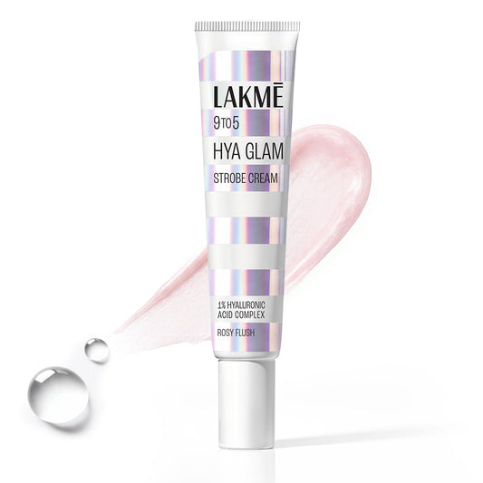 Lakmē 9to5 Hya Glam Strobe Cream in Rosy Flush - product image 4