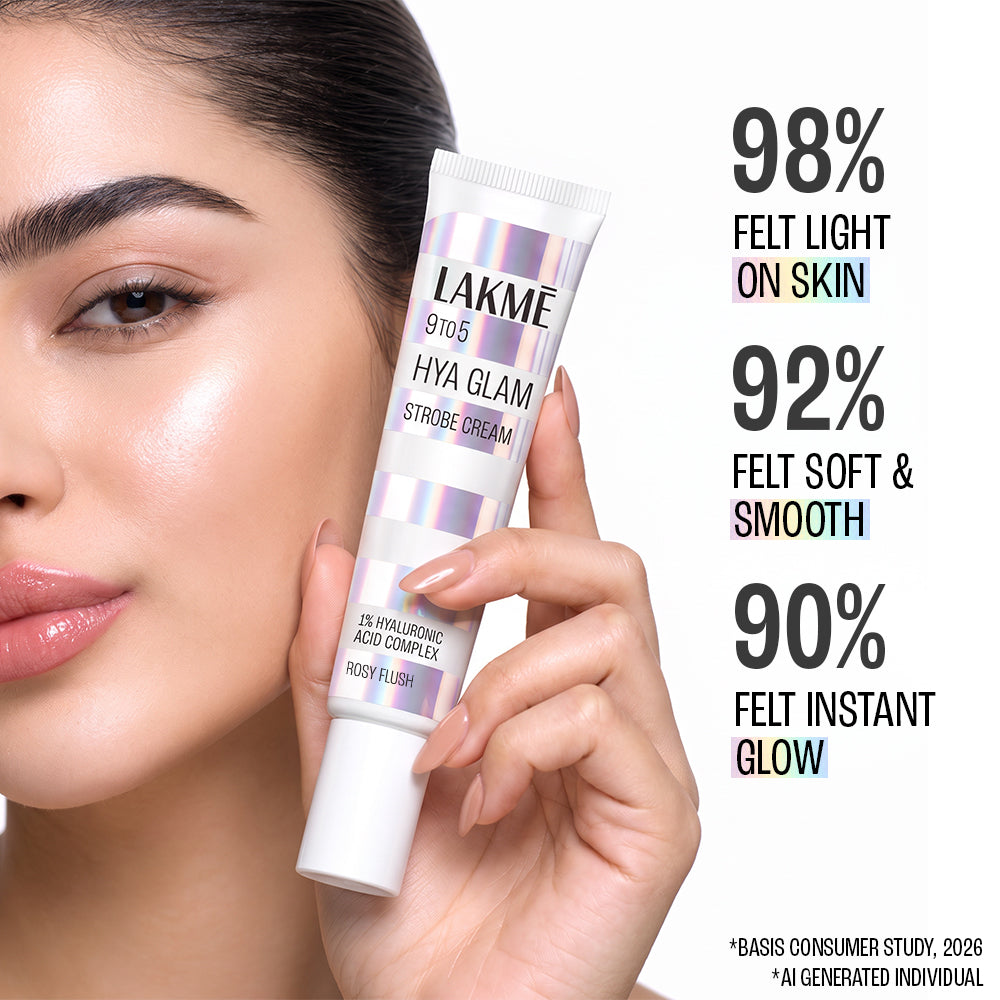 Lakmē 9to5 Hya Glam Strobe Cream in Rosy Flush - product image 7