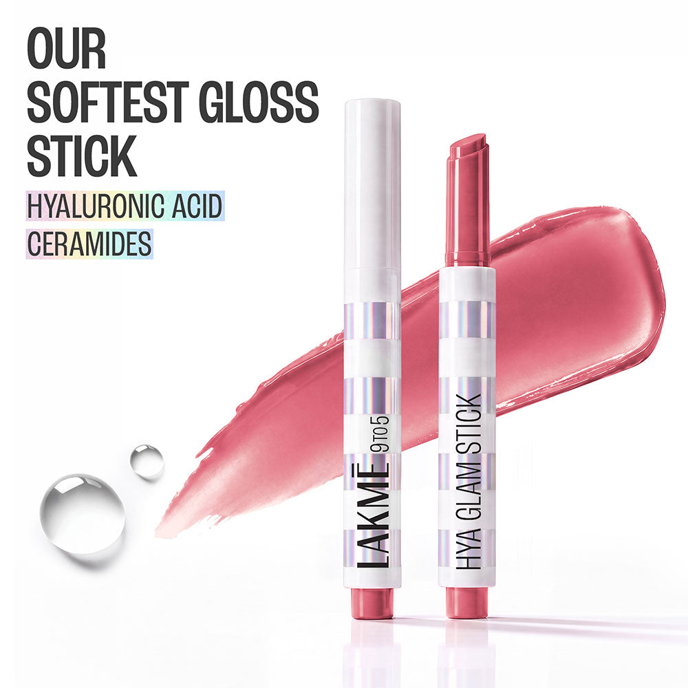 Lakmē 9to5 Hya Glam Plump + Shine Clickstick in Power Nude - product image 2