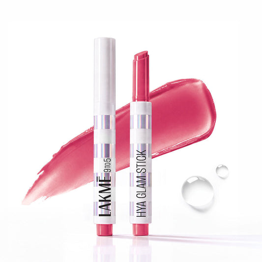 Lakmē 9to5 Hya Glam Plump + Shine Clickstick in Main Character Pink - product image 4