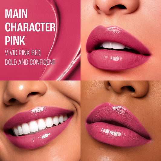 Lakmē 9to5 Hya Glam Plump + Shine Clickstick in Main Character Pink - product image 9