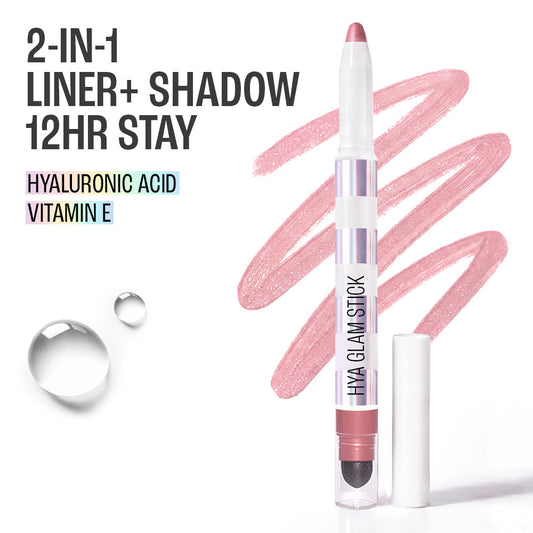 Lakmē 9to5 Hya Glam Liner + Shadow Eye Duo in Soft Flame - product image 2