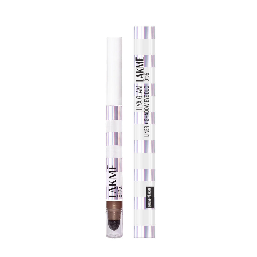 Lakmē 9to5 Hya Glam Liner + Shadow Eye Duo in Brown Suede - product image 1