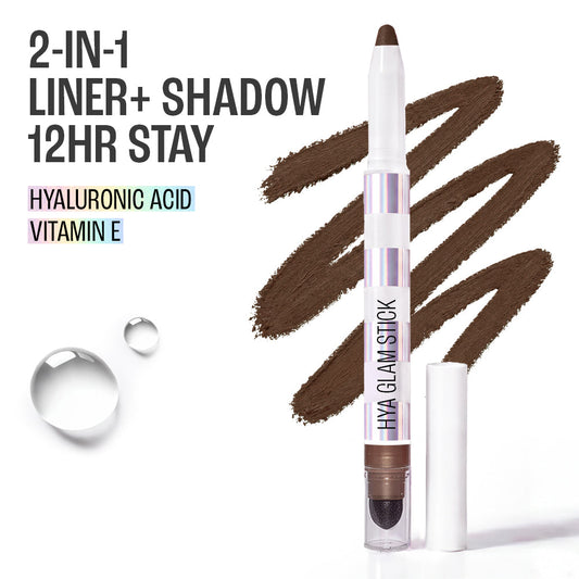 Lakmē 9to5 Hya Glam Liner + Shadow Eye Duo in Brown Suede - product image 2