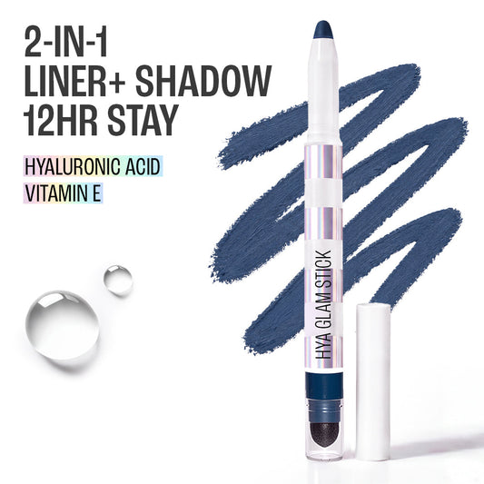 Lakmē 9to5 Hya Glam Liner + Shadow Eye Duo in Stellar Blue - product image 2
