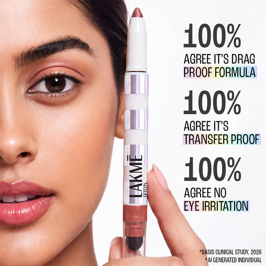 Lakmē 9to5 Hya Glam Liner + Shadow Eye Duo in Stellar Blue - product image 10
