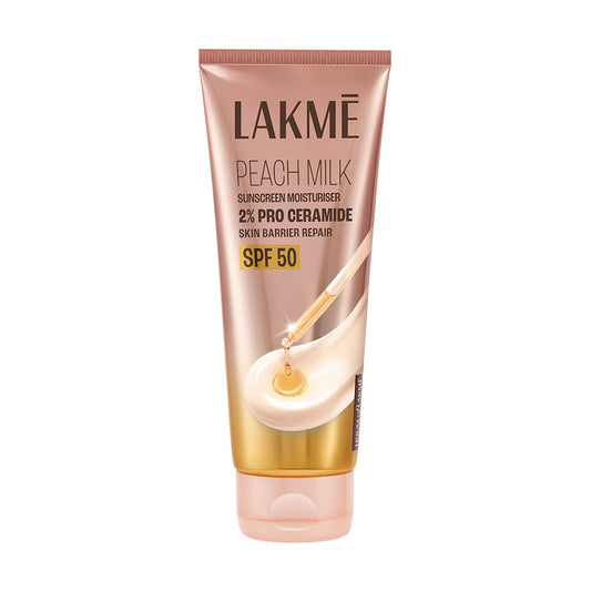 Lakmē Peach Milk SPF 50 Sunscreen Moisturiser