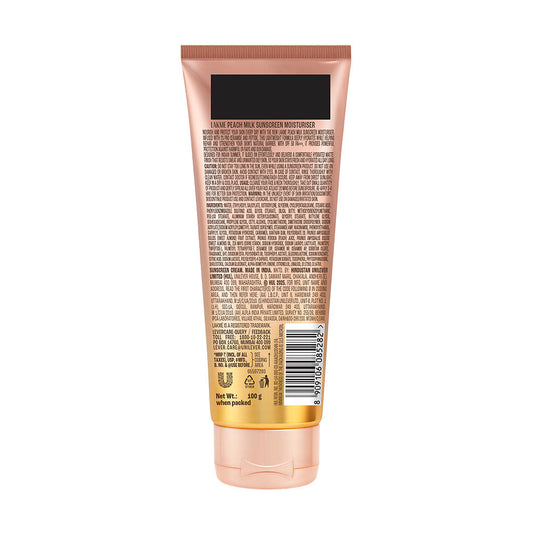 Lakmē Peach Milk SPF 50 Sunscreen Moisturiser