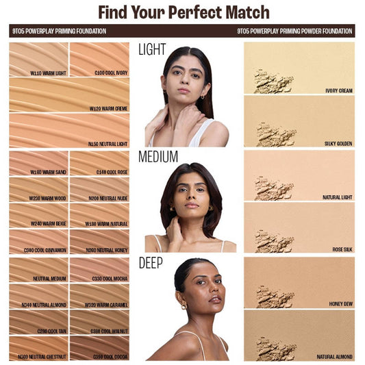 Lakmē 9to5 Powerplay Priming Powder Foundation - Rose Silk - product image 10