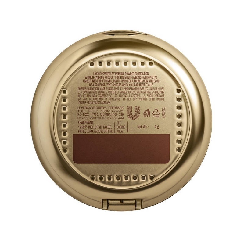 Lakmē 9to5 Powerplay Priming Powder Foundation - Honey Dew - product image 12
