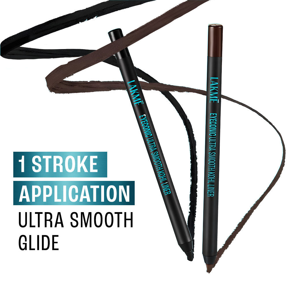 Lakmē 9to5 Eyeconic Ultra Smooth Kohl Liner Intense Brown 3
