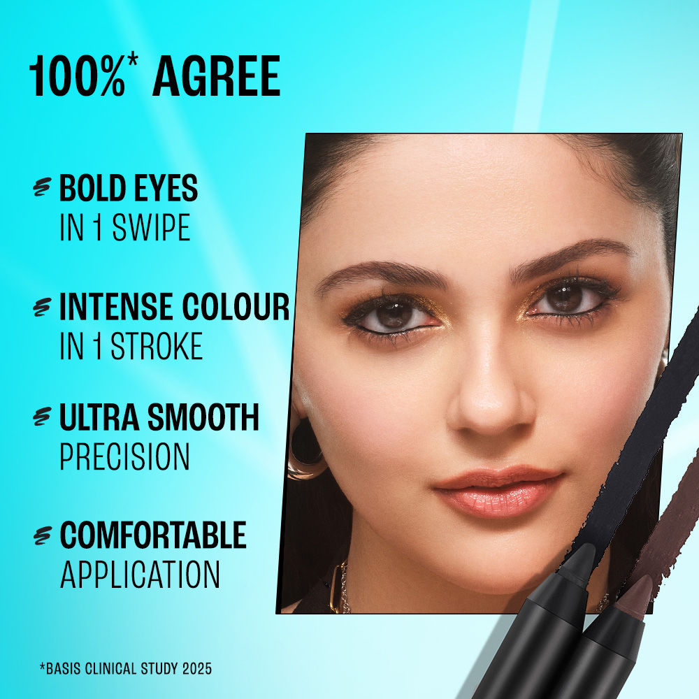 Lakmē 9to5 Eyeconic Ultra Smooth Kohl Liner Intense Brown 5