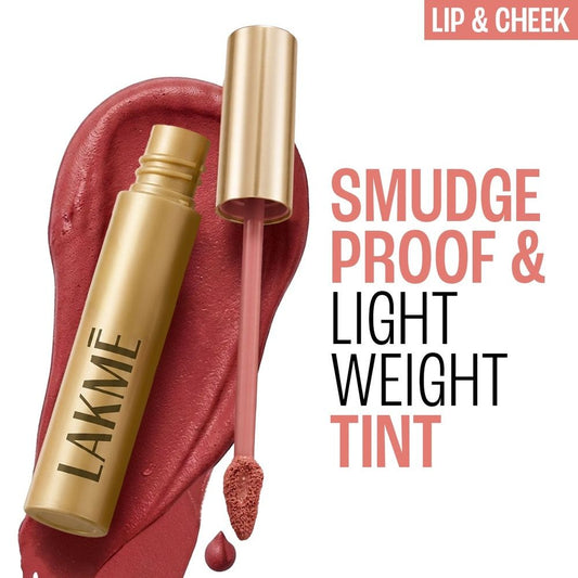Lakmē 9to5 Double Duty Lip & Cheek Mousse Burgundy Lush 1
