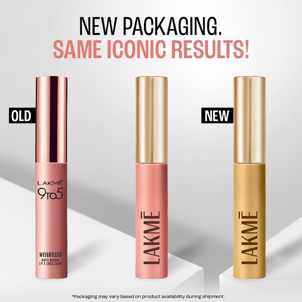 Lakmē 9to5 Double Duty Lip & Cheek Mousse Blush Velvet 2