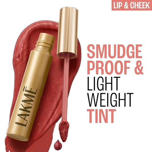 Lakmē 9to5 Double Duty Lip & Cheek Mousse Cocoa Soft 1