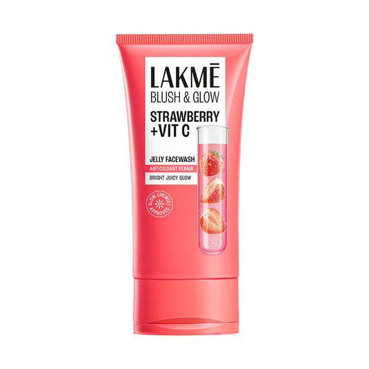 Lakmē Blush & Glow Strawberry + Vitamin C Jelly Face Wash