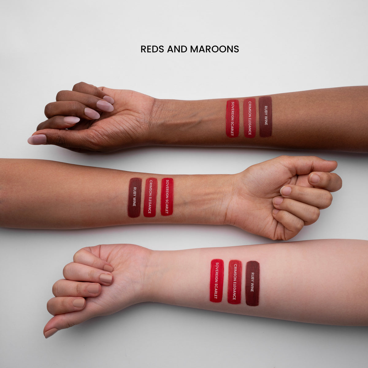 MARS Queen of Mattes Liquid Lipsticks, Set of 3 in Reds and Maroons product image 2