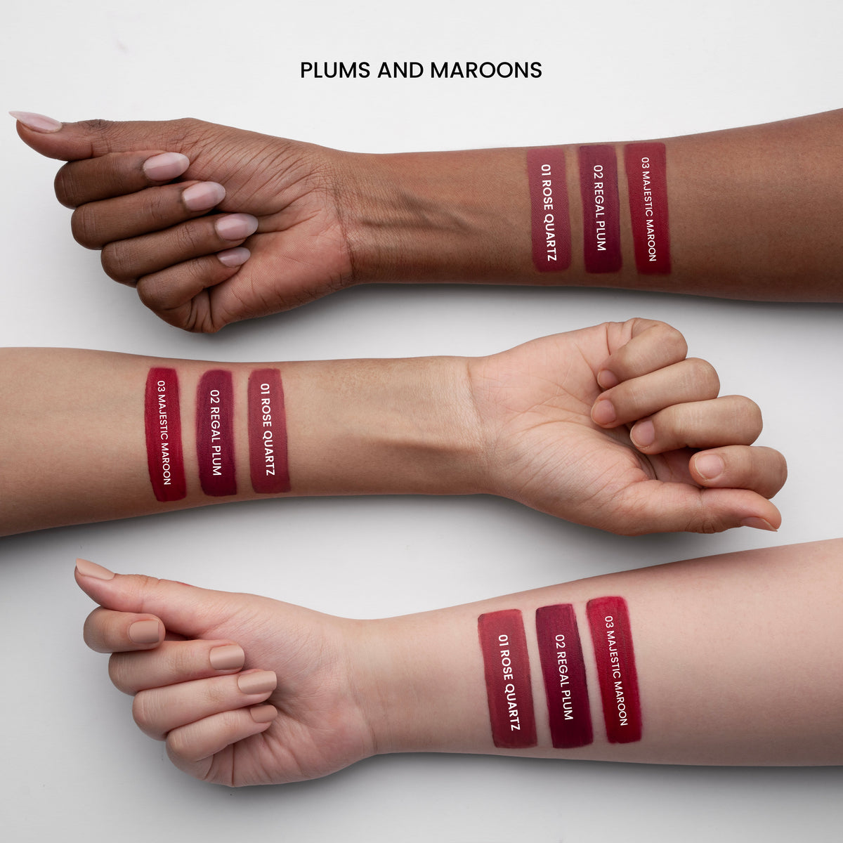MARS Queen of Mattes Liquid Lipsticks, Set of 3 in Plums and Maroons product image 2