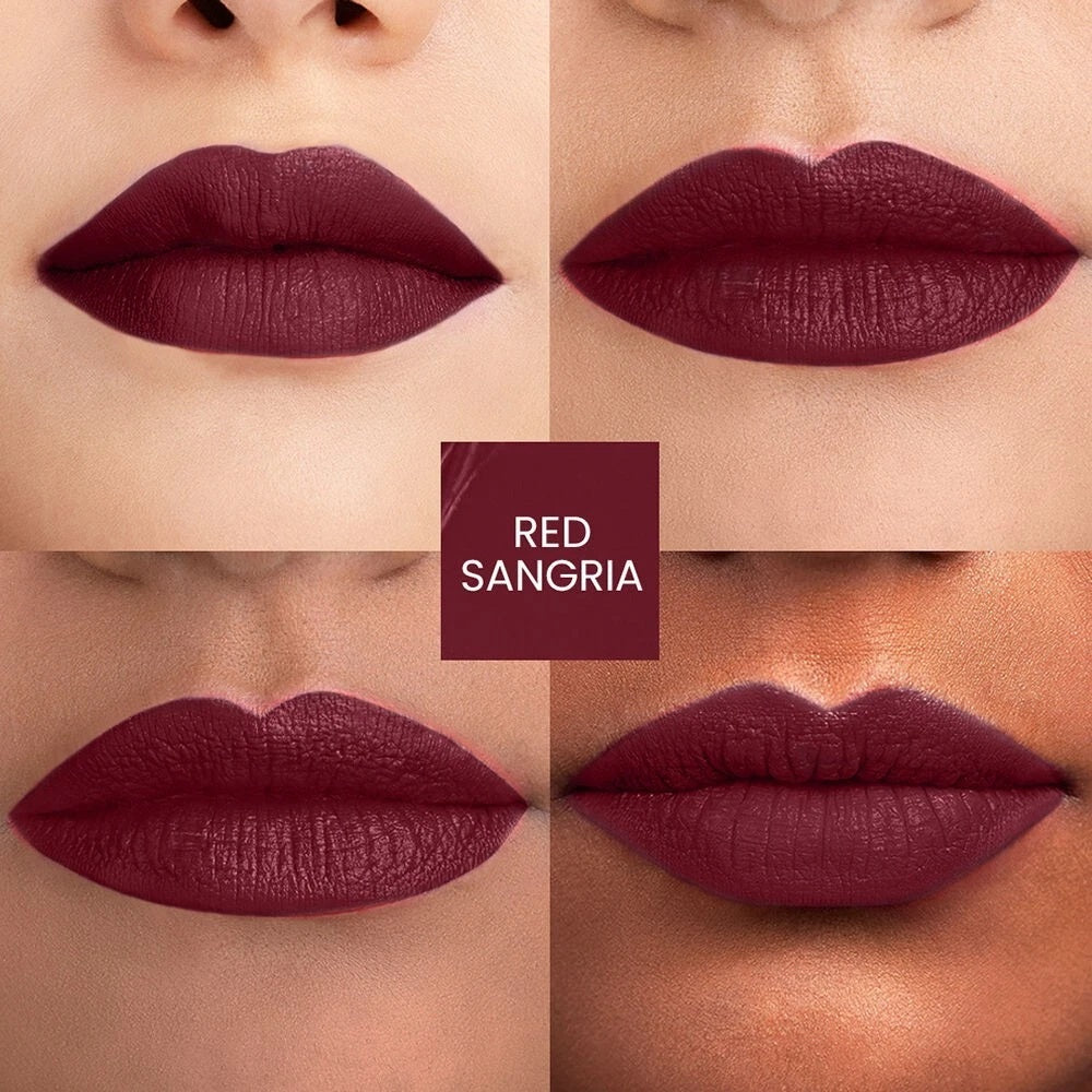 Lakmē Forever Matte Liquid Lip, shade Red Sangria