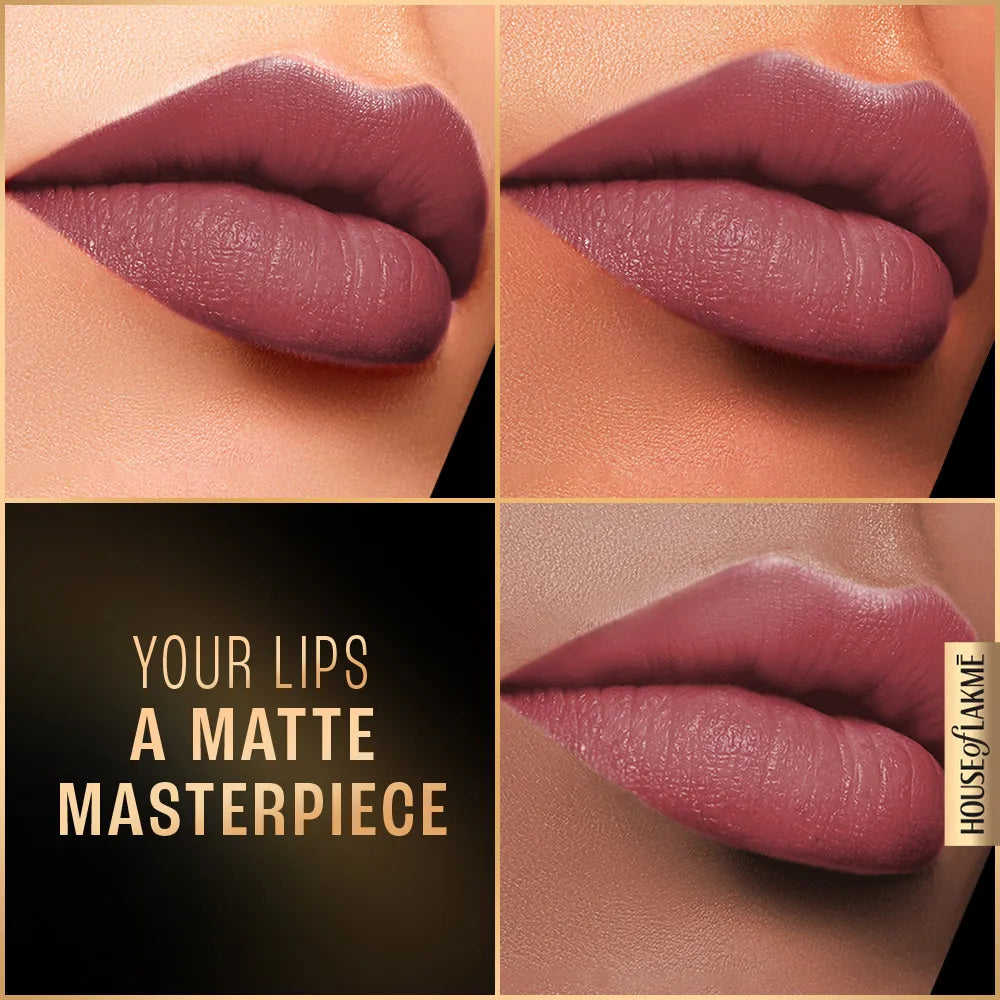 Lakmē Forever Matte Liquid Lip, Mauve Petal
