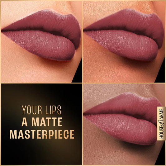 Lakmē Forever Matte Liquid Lip, Mauve Petal