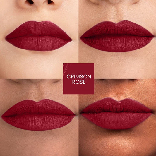 Lakmē Forever Matte Liquid Lip, Crimson Rose