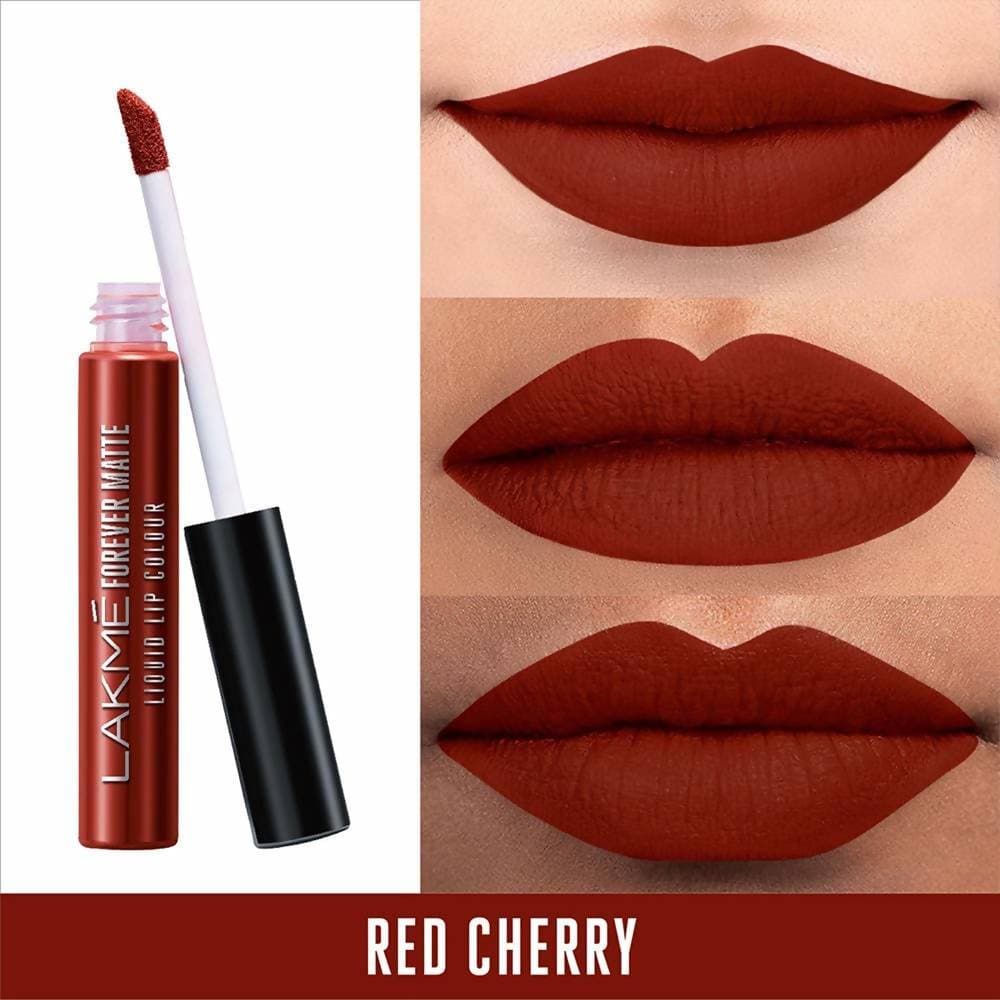 Lakmē Forever Matte Liquid Lip, Red Cherry