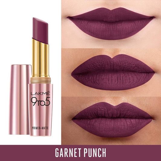 Lakmē 9to5 Powerplay Priming Matte Lipstick