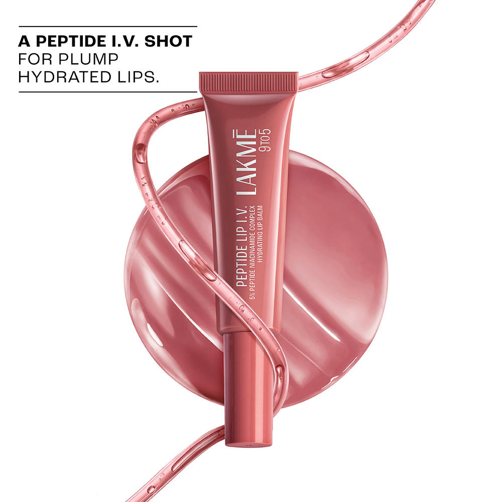 Lakmē Peptide Lip I.V. Hydrating Lip Balm Bare Minimum Hydration 1
