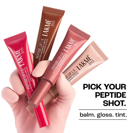 Lakmē Peptide Lip I.V. Hydrating Lip Balm Bare Minimum Hydration 12