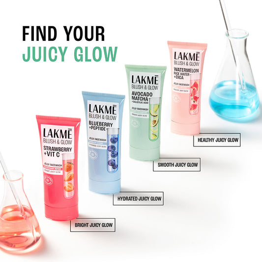 Lakmē Blush & Glow Avocado Matcha + Salicylic Acid Jelly Face Wash