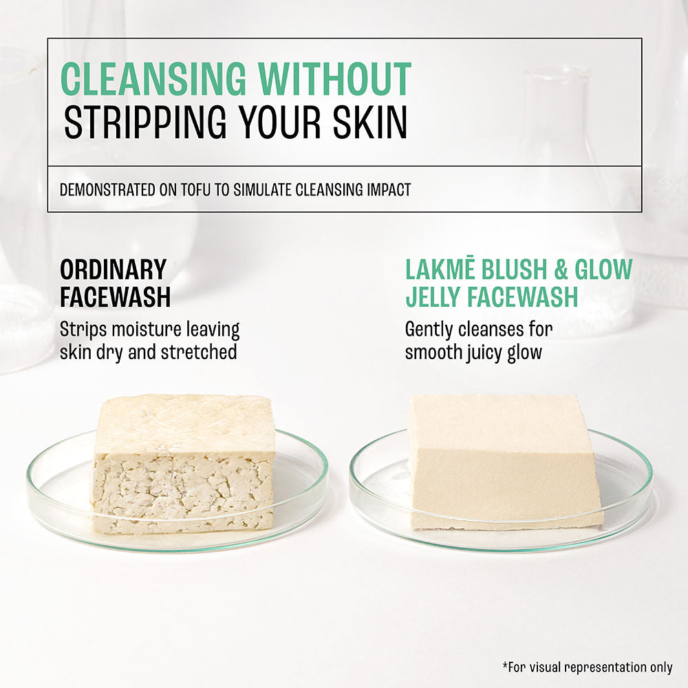 Lakmē Blush & Glow Avocado Matcha + Salicylic Acid Jelly Face Wash
