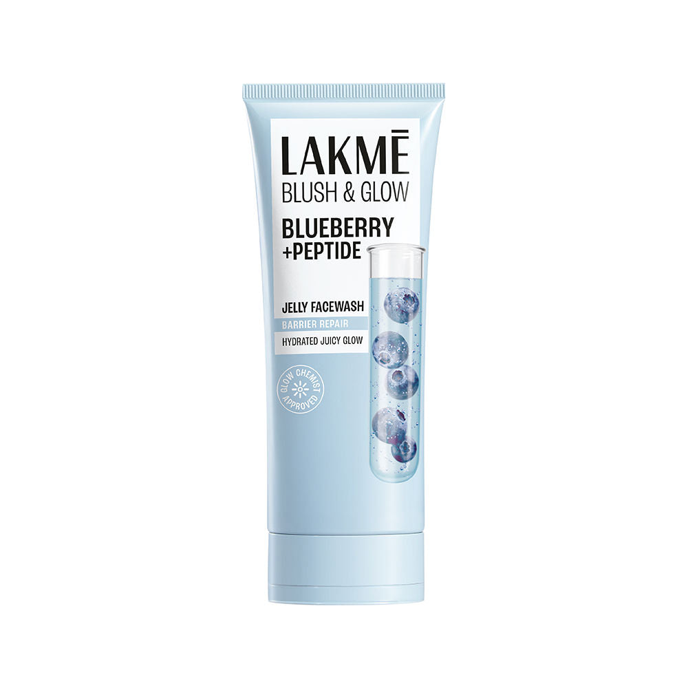 Lakmē Blush & Glow Blueberry + Peptide Jelly Face Wash