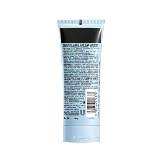 Lakmē Blush & Glow Blueberry + Peptide Jelly Face Wash