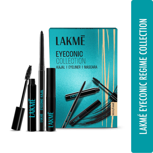 Lakmē Eyeconic Collection Smudgeproof Eye Regime Kit Kajal + Eyeliner + Mascara