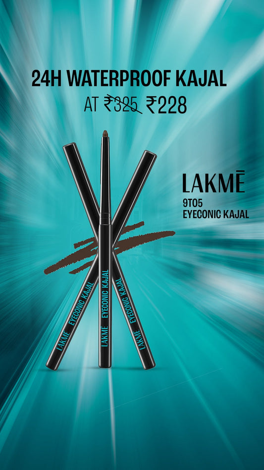 Lakmē  9to5 Eyeconic Kajal