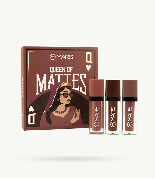 MARS Queen of Mattes Liquid Lipsticks, Set of 3 in Browns product image 1
