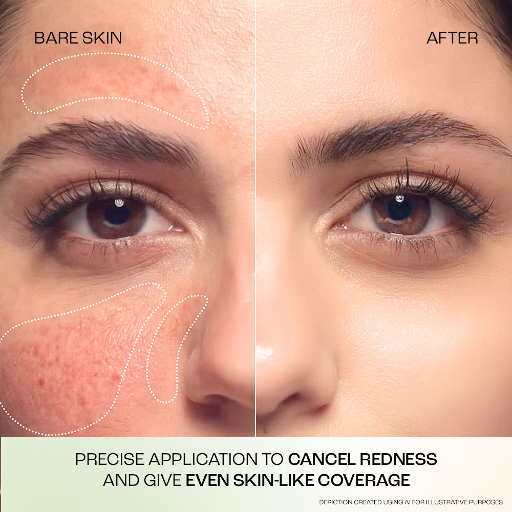 Lakmē 9to5 CC+ Matcha Green CC Cream with 3% Niacinamide & SPF 50 PA+++ - 18 g